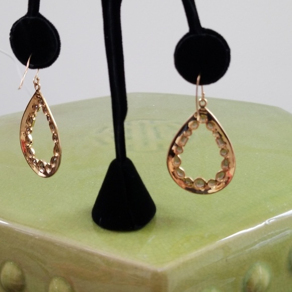 Used .925 Silver Earrings with Gem Accents - Picture 4 of 7